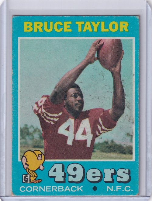 1971 Topps Football #239 Bruce Taylor - San Francisco 49ers RC