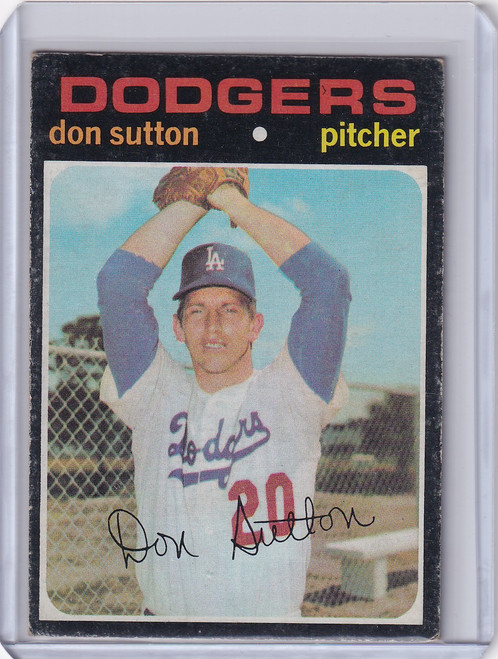 1971 Topps Baseball #361 Don Sutton - Los Angeles Dodgers