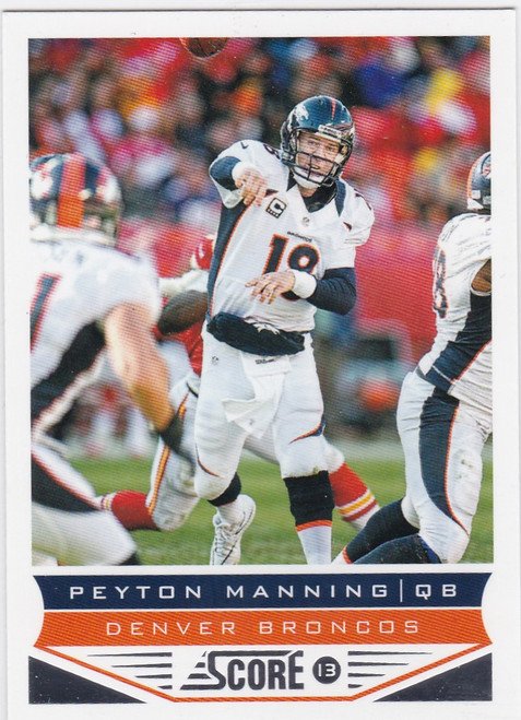 2013 Score #61 Peyton Manning Denver Broncos