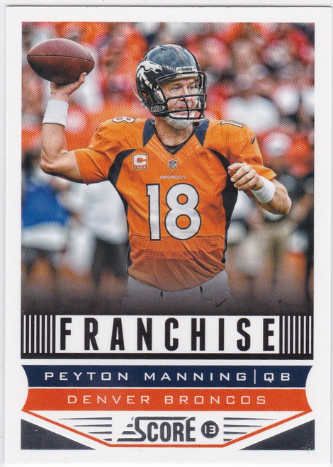 2013 Score #276 Peyton Manning Franchise Denver Broncos
