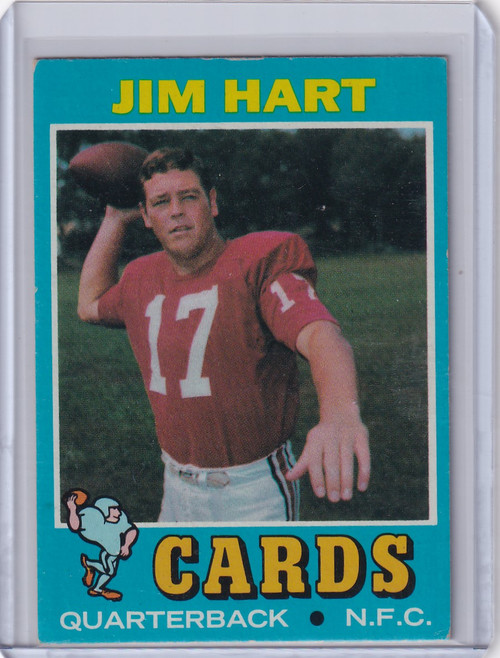 1971 Topps Football #47 Jim Hart - St. Louis Cardinals