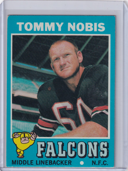 1971 Topps Football #60 Tommy Nobis - Atlanta Falcons
