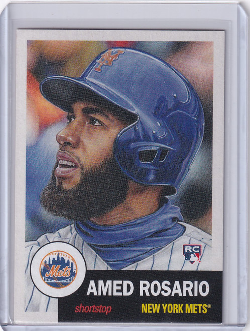 TOPPS BASEBALL LIVING SET #23 AMED ROSARIO - NEW YORK METS