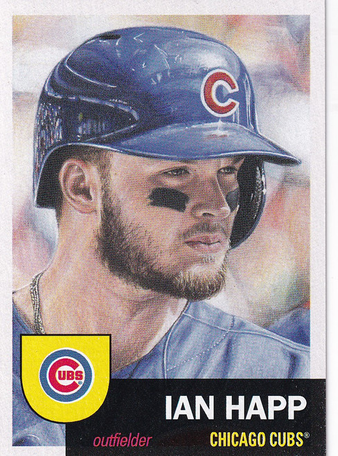 TOPPS BASEBALL LIVING SET #5 IAN HAPP - CHICAGO CUBS