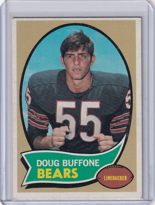 1970 Topps Football #163 Doug Buffone RC - Chicago Bears