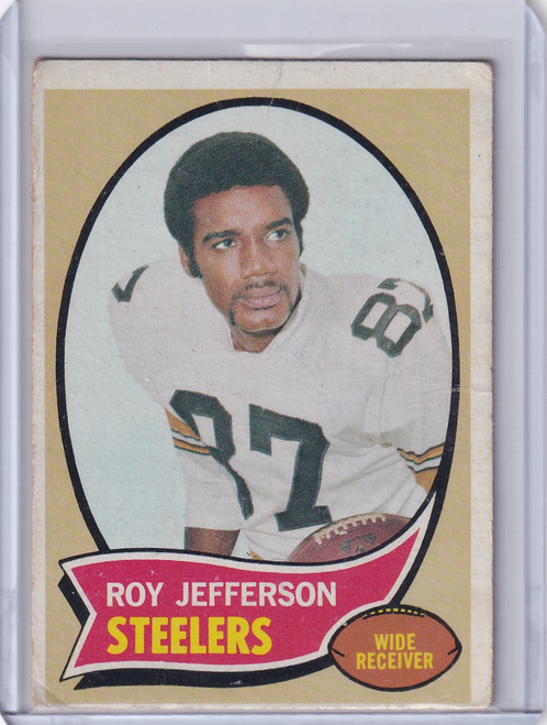 1970 Topps Football #205 Roy Jefferson - Pittsburgh Steelers