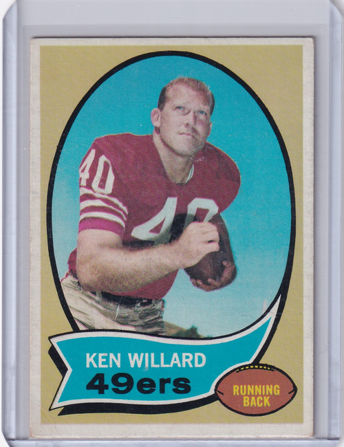 1970 Topps Football #217 Ken Willard - San Francisco 49ers