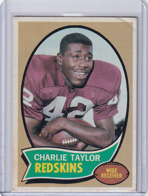 1970 Topps Football #145 Charley Taylor UER - Washington Redskins
