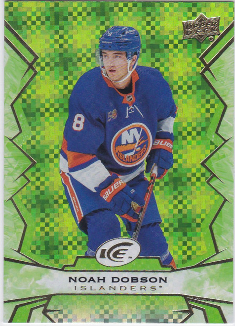 2022-23 Upper Deck Ice #88 Noah Dobson Green Parallel New York Islanders