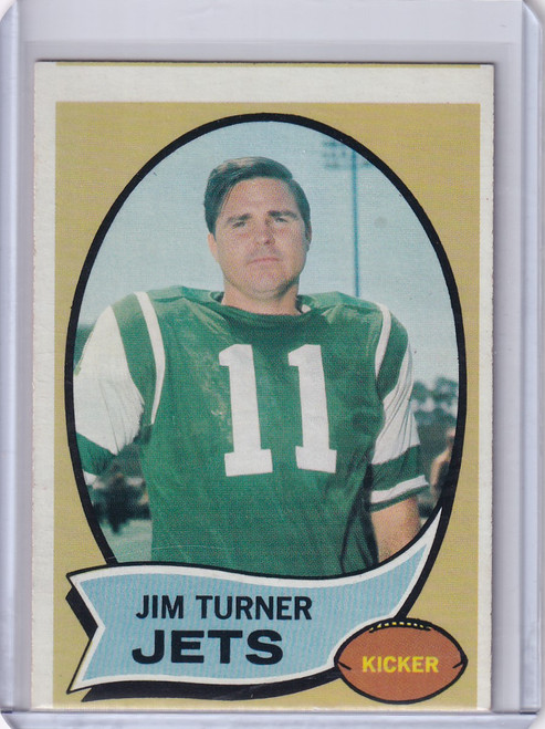 1970 Topps Football #104 Jim Turner - New York Jets