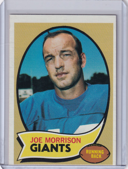 1970 Topps Football #105 Joe Morrison - New York Giants