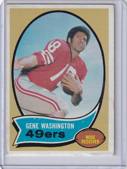 1970 Topps Football #81 Gene Washington RC - San Francisco 49ers