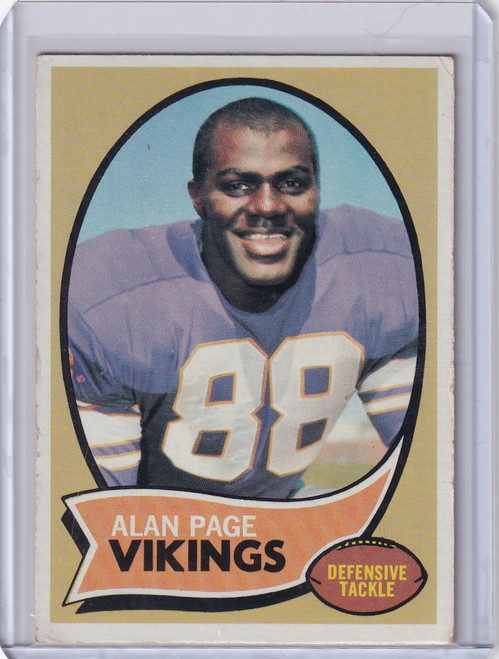 1970 Topps Football #59 Alan Page RC - Minnesota Vikings