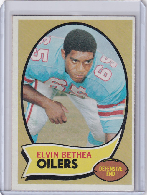 1970 Topps Football #43 Elvin Bethea RC - Houston Oilers