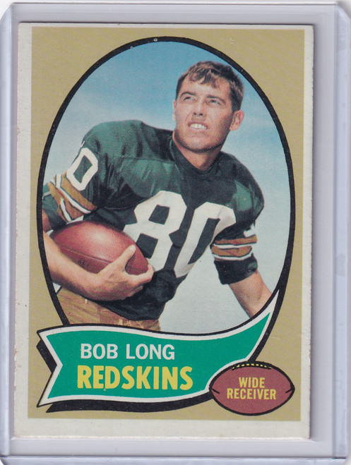 1970 Topps Football #53 Bob Long RC - Washington Redskins