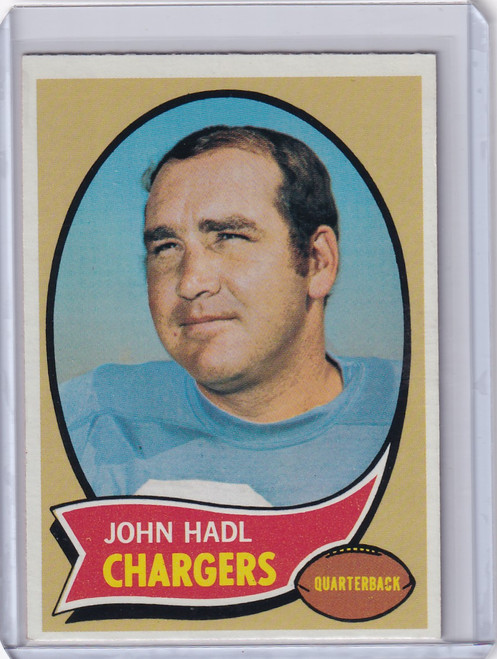 1970 Topps Football #73 John Hadl - San Diego Chargers