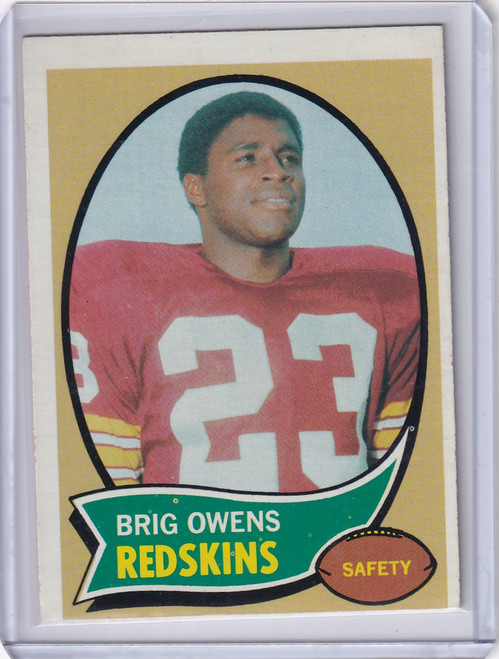1970 Topps Football #69 Brig Owens - Washington Redskins