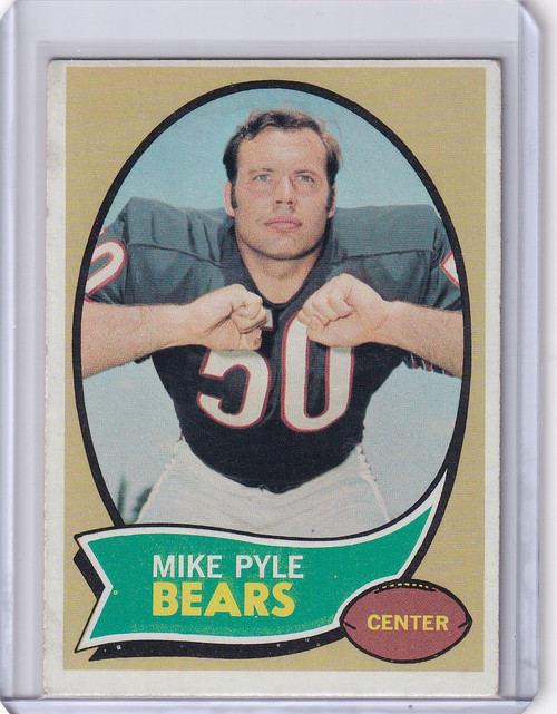 1970 Topps Football #37 Mike Pyle - Chicago Bears