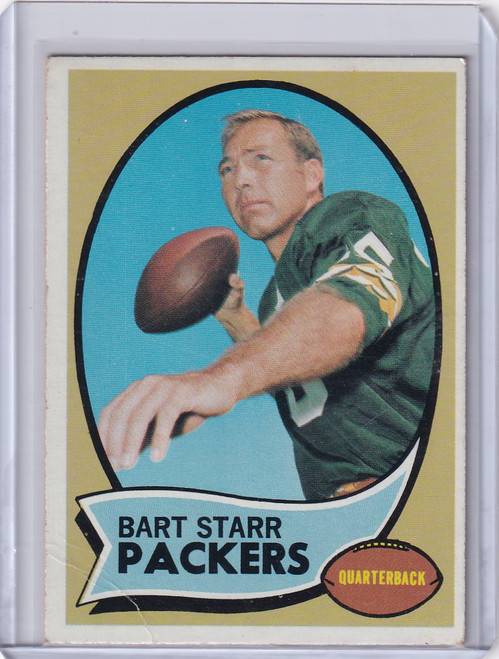 1970 Topps Football #30 Bart Starr - Green Bay Packers