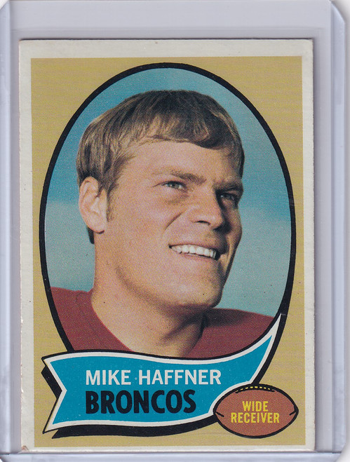 1970 Topps Football #14 Mike Haffner RC - Denver Broncos