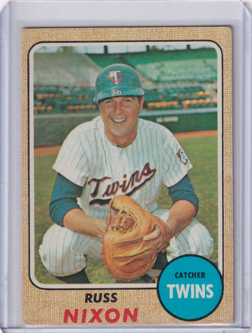 1968 Topps Baseball #515 Russ Nixon - Minnesota Twins