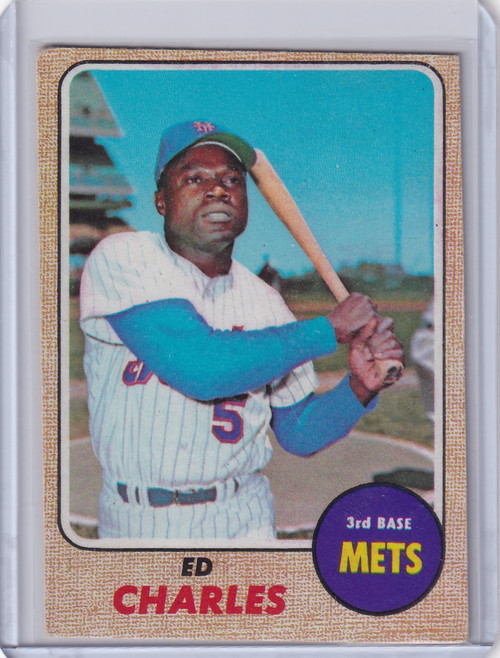 1968 Topps Baseball #563 Ed Charles - New York Mets
