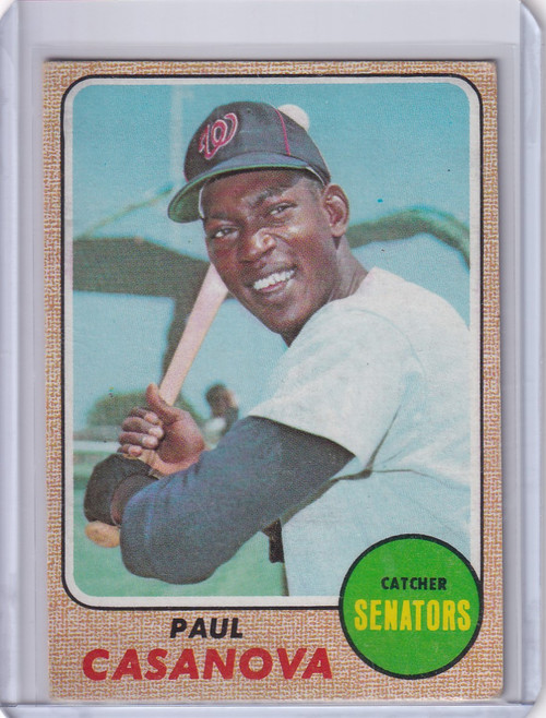 1968 Topps Baseball #560 Paul Casanova - Washington Senators