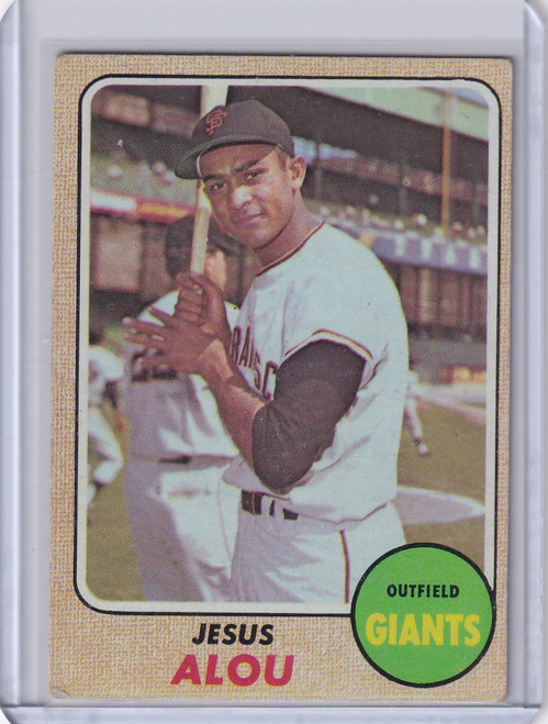 1968 Topps Baseball #452 Jesus Alou - San Francisco Giants