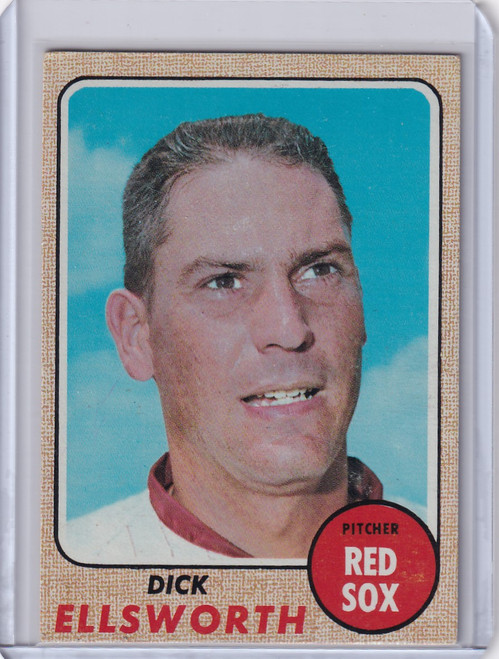 1968 Topps Baseball #406 Dick Ellsworth - Boston Red Sox