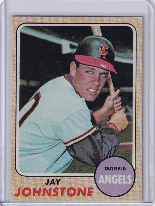 1968 Topps Baseball #389 Jay Johnstone - California Angels