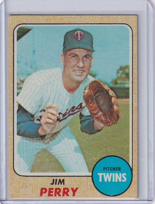 1968 Topps Baseball #393 Jim Perry - Minnesota Twins