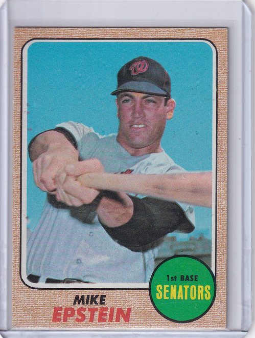 1968 Topps Baseball #358 Mike Epstein - Washington Senators