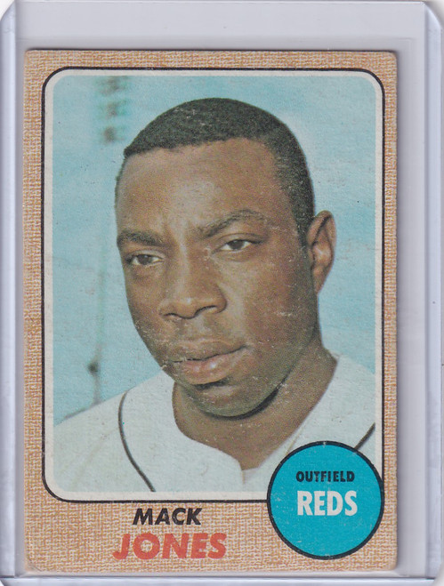 1968 Topps Baseball #353 Mack Jones - Cincinnati Reds