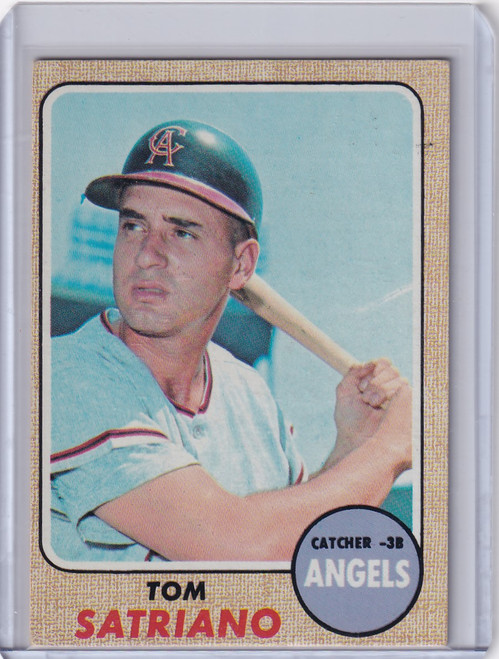 1968 Topps Baseball #238 Tom Satriano - California Angels