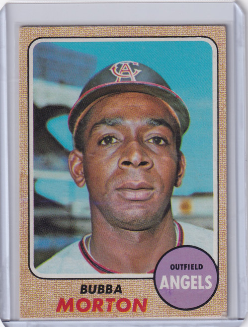 1968 Topps Baseball #216 Bubba Morton - California Angels