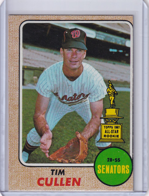 1968 Topps Baseball #209 Tim Cullen - Washington Senators