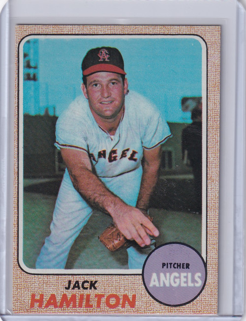 1968 Topps Baseball #193 Jack Hamilton - California Angels