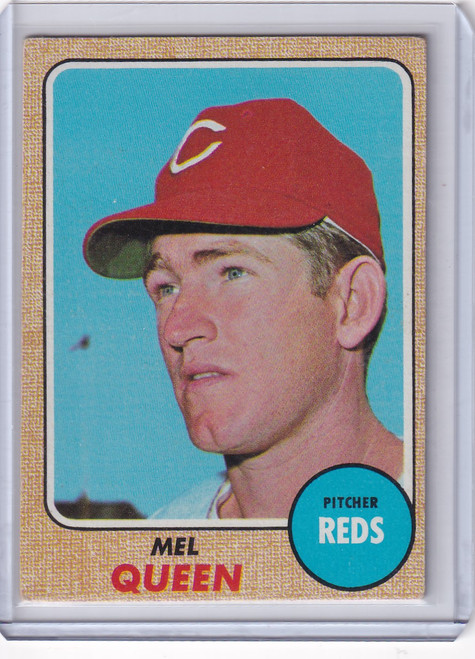 1968 Topps Baseball #283 Mel Queen - Cincinnati Reds
