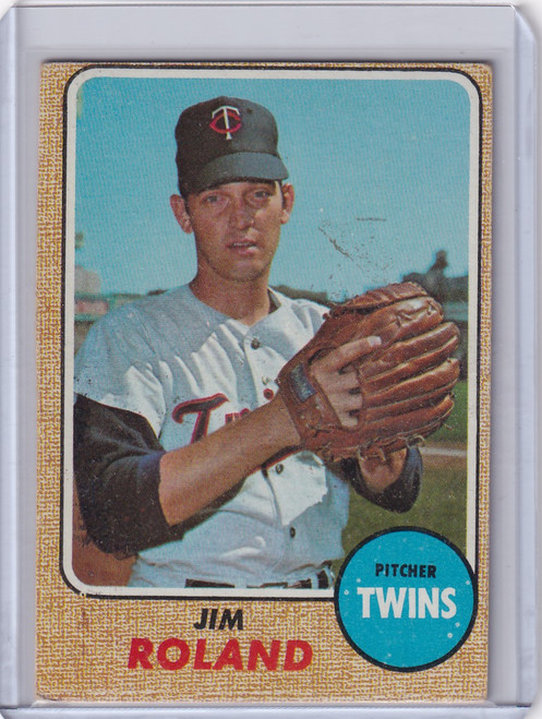 1968 Topps Baseball #276 Jim Roland - Minnesota Twins