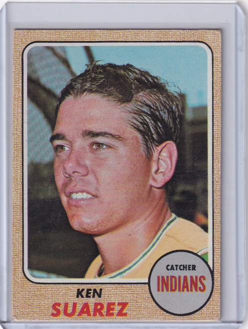 1968 Topps Baseball #218 Ken Suarez - Cleveland Indians