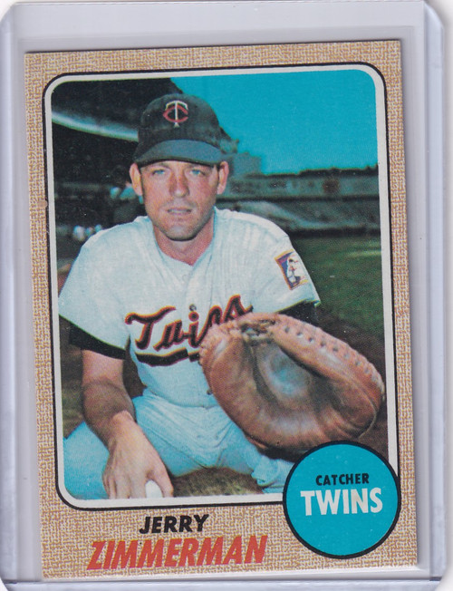1968 Topps Baseball #181 Jerry Zimmerman - Minnesota Twins