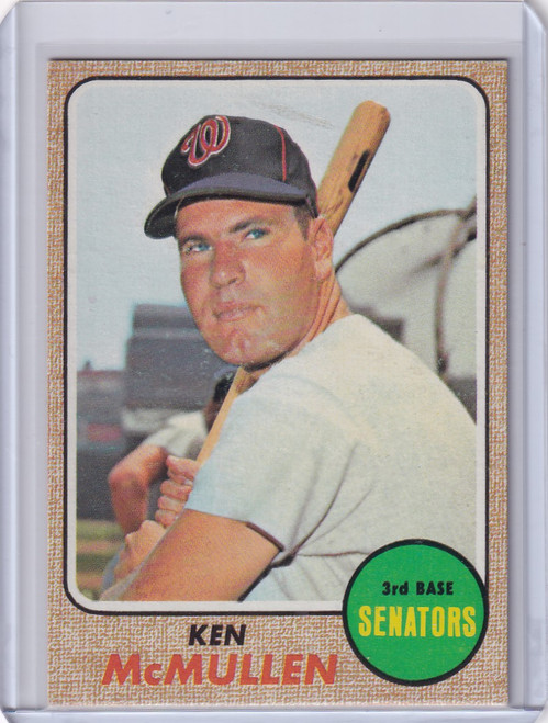 1968 Topps Baseball #116 Ken McMullen - Washington Senators