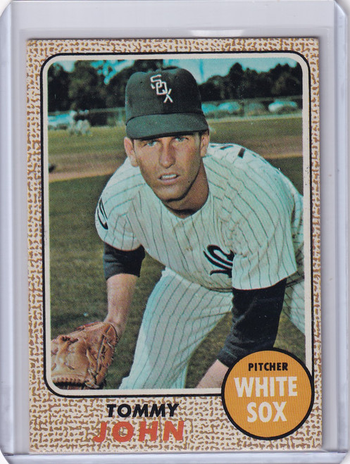 1968 Topps Baseball #72 Tommy John - Chicago White Sox