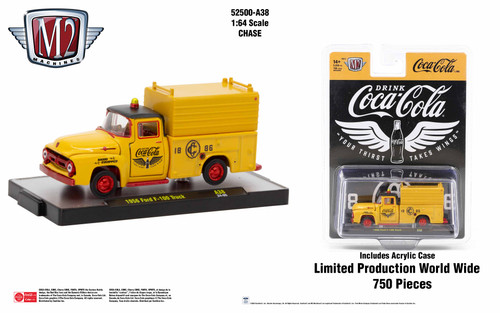 M2 Machines Coca-Cola Release A38 1956 Ford F-100 Truck CHASE