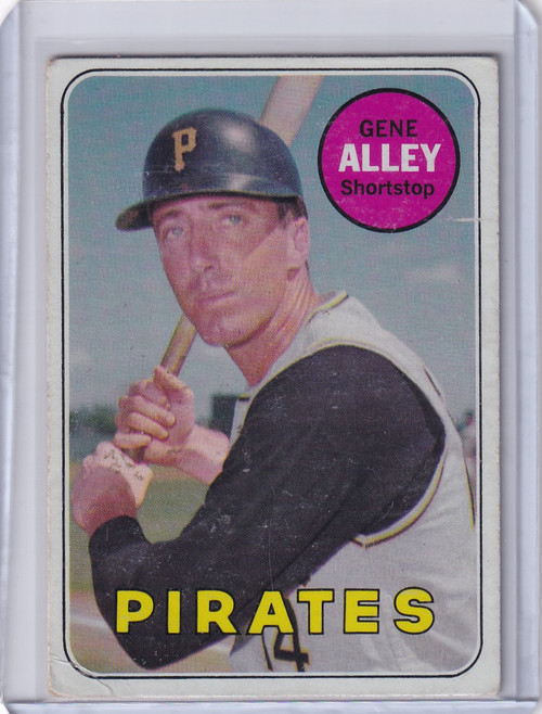 1969 Topps Baseball #436 Gene Alley - Pittsburgh Pirates