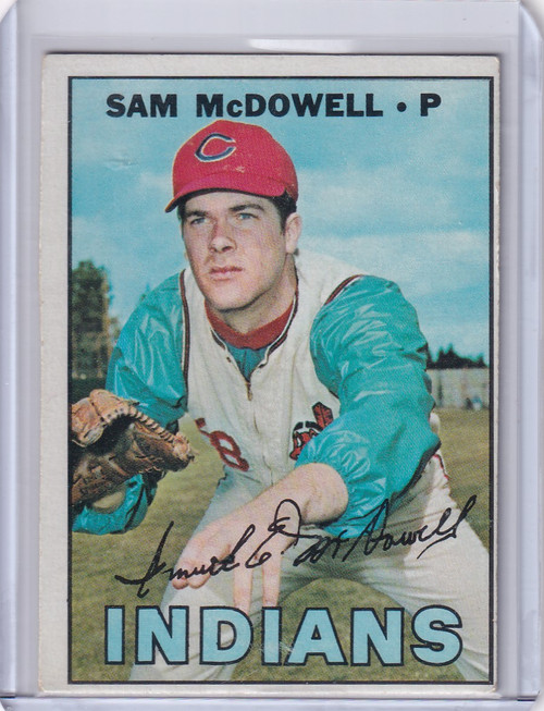 1967 Topps Baseball #295 Sam McDowell - Cleveland Indians
