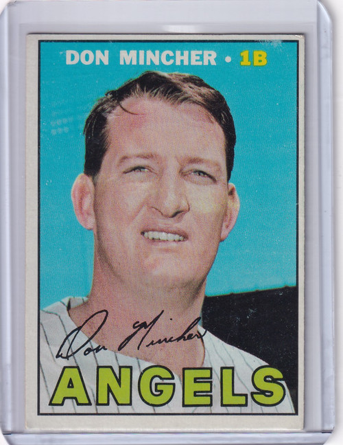 1967 Topps Baseball #312 Don Mincher - California Angels