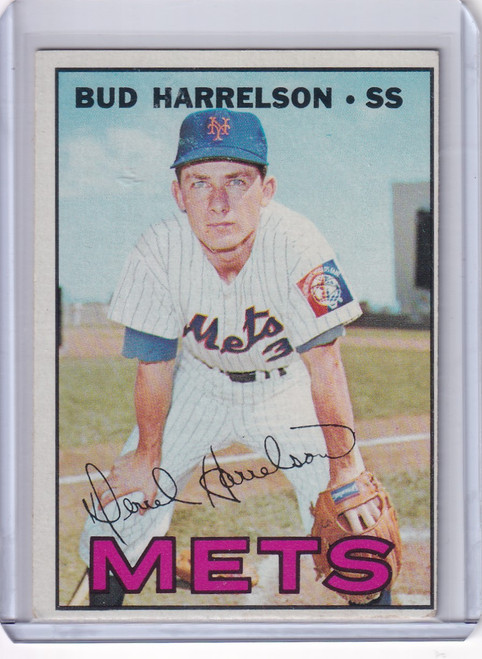 1967 Topps Baseball #306 Bud Harrelson - New York Mets RC