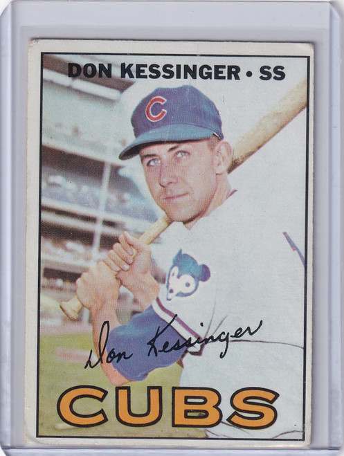 1967 Topps Baseball #419 Don Kessinger - Chicago Cubs DP