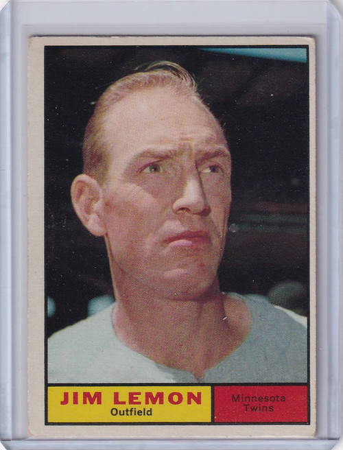 1961 Topps #450 Jim Lemon - Minnesota Twins